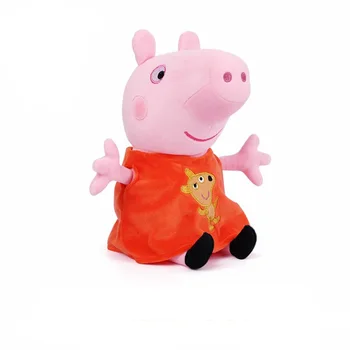1pc 30cm Originalus Peppa Pig Įdaryti Pliušinis Žaislas Peppa George Kiaulių Šeimos Meškiukas Dinozaurų Šalis Lėlės Vaikams Kalėdų Dovana