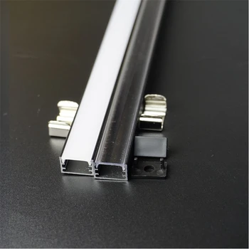 10-30set/2m daug 80inch anoduoto juoda led aliuminio profilio 12/24v juostelės vienodo plonas aliuminio kanalo, 90 arba 180 laipsniu jungtis