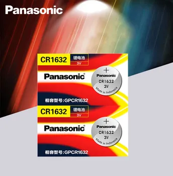 15vnt Panasonic cr1632 mygtuką ląstelių monetos baterija 3v žiūrėti nuotolinio valdymo automobilio raktus DL1632 ECR1632 GPCE1632 ličio baterija
