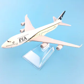 16cm Metalo Lydinio Plokštumoje Modelį Oro Pakistano PAV B747 Airways 