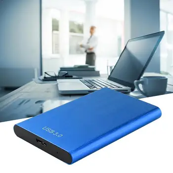 2TB, USB 3.0 Portable Išorinį Kietąjį Diską Ultra Slim SATA kaupiklių Atveju