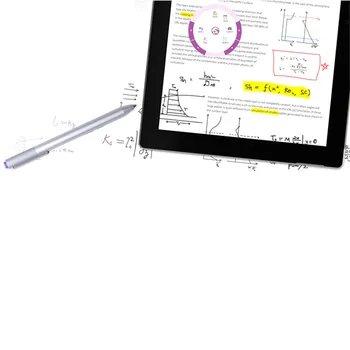 Aliuminio Paviršiaus Rašiklis Microsoft Surface Pro 3 4 5 6 Stylus Pen Sidabro Bluetooth, Eiti, Knygos