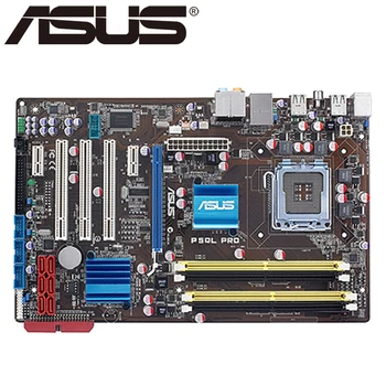Asus P5QL PRO Darbastalio Plokštė P43 Socket LGA 775 Q8200 Q8300 DDR2 16G ATX UEFI BIOS Originalus Naudojami Mainboard Parduoti