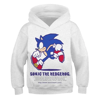 Berniukai Hoodie Palaidinukė Sonic the Hedgehog Drabužius Vaikų Hoodies Paauglių Mergaičių Drabužiai, Kūdikių Berniukų Drabužiai Sonic Hoodie vaikas