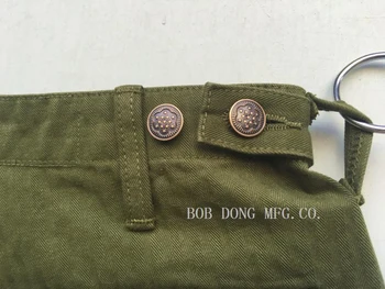 BOB DONG Vyrų Derliaus HBT Selvage OG-107 Baker Kelnes MUMS Amry 1958 M. Vietnamo Karo Naudingumas Nuovargis Kelnės Karinės Tiesios Kelnės