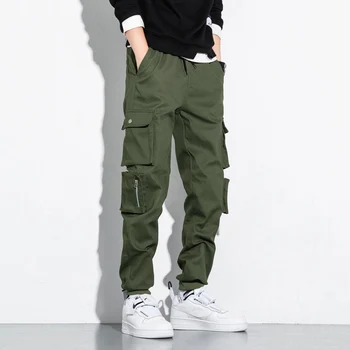 CHAIFENKO Streetwear Hip-Hop Krovinių Kelnės Vyrams, Atsitiktinis Haremas Poilsiu Kelnės Vyrams Naujas Mados Harajuku Multi Pocket Vyrų Kelnės M-8XL