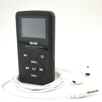 DAB-P7 Kišenėje FM Mini Radijo Imtuvas, FM Radijo Stotis Stereo Radijo Transliacijos Nešiojamą MP3 Grotuvą Su 