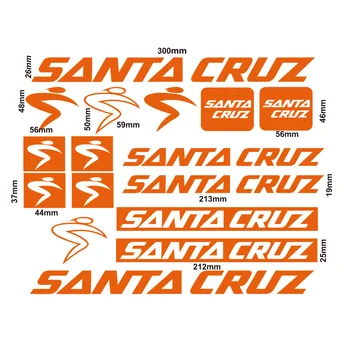 Dviračio rėmo lipdukas Santa cruz Dviračių Lipdukai Nemokamas pristatymas mtb dviračių lipdukai, Vinilo vandeniui Kelių dviračių reikmenys, lipdukai
