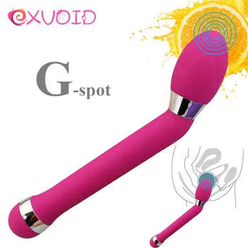EXVOID Vibracija, AV Stick Magic Wand Vibratoriai Sekso Žaislai Moterims, Stiprios Vibracijos ir G-spot Massager Dildo Silikoninis Vibratorius