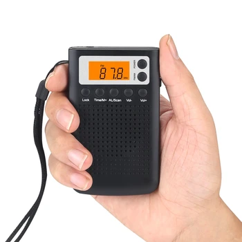 FM/AM Radijo, Skaitmeninė Mini Nešiojamas Stereo Klausos Radijo Vyresnio Baterija