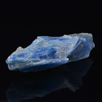 Gamtos Kianitas Kvarco Poliruoti Plonas griežinėlis formos, mėlynos spalvos Kristalai Ritosi Žvyro cyanite brangakmenio Gydymo Kristalais
