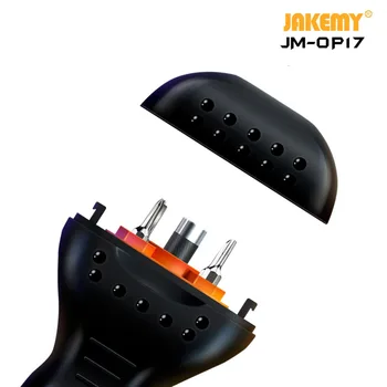 JAKEMY JM-OP17 9 1Multi-funkcionalus Nešiojamas Mini Atsuktuvas su Keičiamomis Roller 