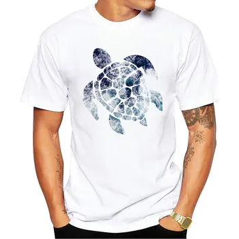 Karšto naujas 2019 m. Vasaros Vyrų Mados Vandenyno Jūros Vėžlių 3D Atspausdintas Marškinėliai trumpomis Rankovėmis Populiarus Dizainas Viršūnes Naujovė Tee plius dydis 4XL