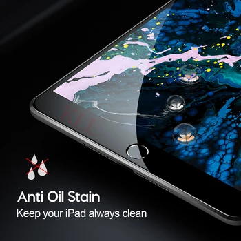 Lanksti PET Plėvelę Apple iPad 2 3 4 Oro 2 Oro 1 Tabletė Screen Protector, skirta 