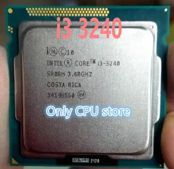 Lntel I3-3240 i3 3240 CPU 3.4 GHz 3M LGA1155 55W darbalaukio Dual Core SR0RH CPU (darbo Nemokamas Pristatymas)