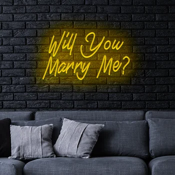 Logotipą Vardą ar Jūs Marry Me LED Neonas Pasirašyti Užsakymą Sienos Šviesos Šalis, Vestuvių Parduotuvė Langų Restorane Gimtadienio Apdaila