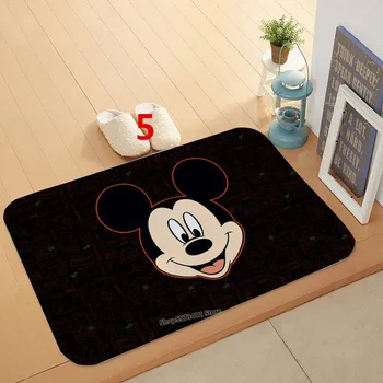 Mickey Minnie Kilimų Disney Serijos neslidžia Grindų Kilimėlis Vonios kambaryje kiliminė danga, Vonios kambarys Durų Kilimėlis Kalėdinis Namų Dekoras Kilimas Dušas, neslidžia
