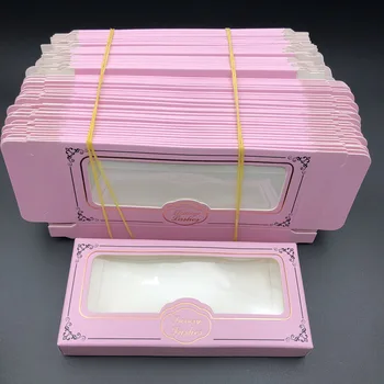 Mikiwi Didmeninė Netikrų Blakstienų Pinigų Pakuotės Kartono Pinigų dėžė Rožinė Logotipą Mobilųjį Telefoną 3d Mink blakstienos Holography Dėžės