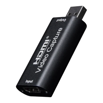 Mini Video Capture Card USB 2.0 HDMI Video Grabber Įrašyti Langelį PS4 Žaidimas DVD vaizdo Kamera HD Kamera, Įrašo Transliacija