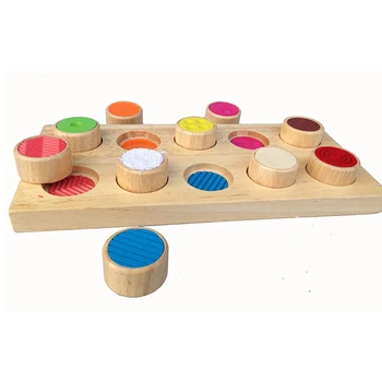 Montessori Jutimo Touch Jausmas Traukinio Įrankiai Rungtynės Žaidimas Vaikui Geometrinis Surenkant Blokus Vaikai ankstyvojo Mokymosi Švietimo Žaislas