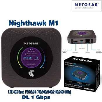 Nauja Atrakinta Nighthawk M1 MR1100 4GX Gigabit LTE Mobiliojo ryšio Maršrutizatorius cat16 MaX Parama LTE 4GX Juostų B1/B3/B7/B8/B28/B30/B41