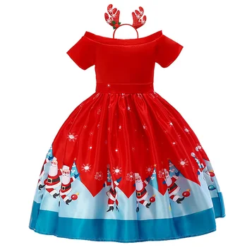 Naujas Kalėdų Dress Mergaitė Vaikas Abbigliamento Mergaitė Princesė Suknelė, Abito da sera Mergina Dress Bambino 3-10 anni