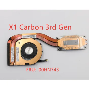 Nauji Originalus Lenovo Thinkpad X1 Carbon 3rd Gen CPU Aušinimo Ventiliatorius Aušintuvo Heatsink FRU 00HN743