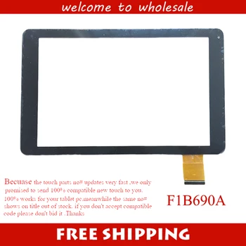 Naują 10,1 colių Tabletę FIB690A jutiklinis ekranas skaitmeninis keitiklis stiklo touch panel F1B690A XY Jutiklio pakeitimas Nemokamas Pristatymas