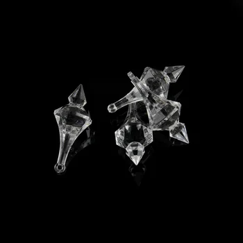 Nemokamas Pristatymas Skaidrus Akrilo Ilgai Lašas Pendant Crystal Clear Spire Granulių Puošnios Vazos Medžiaga, Karoliukai