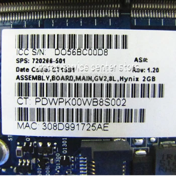 Nešiojamas Plokštę HP ENVY 17 17-j 720266-001 720266-501 746451-001 17SBGV2D-6050A2549801-MB-A02 GT740M 2GB DDR3 Pagrindinė plokštė