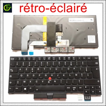 Originalus Naujas prancūzų Azerty klaviatūra su foniniu Apšvietimu, skirtą IBM ThinkPad T480 A485 MT 20L5 20L6 01HX310 01HX350 01HX390 FR