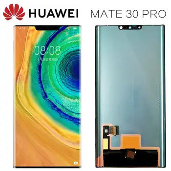 Originalus Super AMOLED už Huawei Mate 30 Pro LCD Ekranas Jutiklinis Ekranas skaitmeninis keitiklis Asamblėjos Remontą mate 30 pro LIO-L09 29 LCD