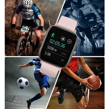 P8 Smart Watch Vyrai Moterys 1,4 colio Full Touch Fitness Tracker Širdies ritmo Monitoringo Sporto Laikrodžiai GTS už Xiaomi 