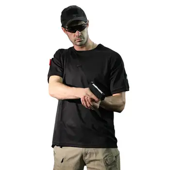 PAVEHAWK Kamufliažas Taktinis Quick Dry Poliesteris Žmogaus T-shirt Trumpas Raglan Rankovėmis 3d Apvalios Kaklo Kvėpuojantis Berniukai Armijos Marškinėliai p-32