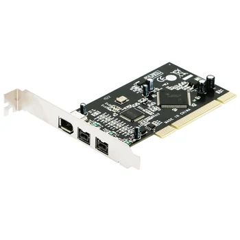PCI Combo Pridėti Korteles 2x IEEE 1394B 9 Pin & 1x, kai 1394a 6 Pin 1394 Extension Adapter PCI Valdiklio Plokštę 