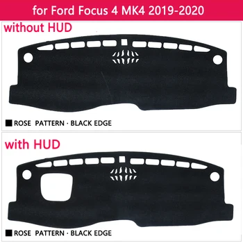 Prietaisų skydelio Dangtelis Apsauginis Padas Ford Focus 4 2019 2020 MK4 Automobilių Reikmenys galiniu langu skėtį nuo saulės Anti-UV Kilimų Dashmat Pagalvėlė