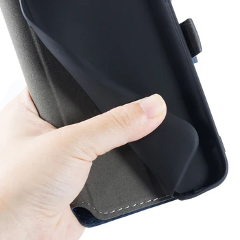 PU Odos Telefoną Atveju Xiaomi Poco X3 NFC Flip Case For Xiaomi Poco X3 NFC Peržiūrėti Langų Knyga Atveju Minkštos TPU Silikoninis Galinio Dangtelio