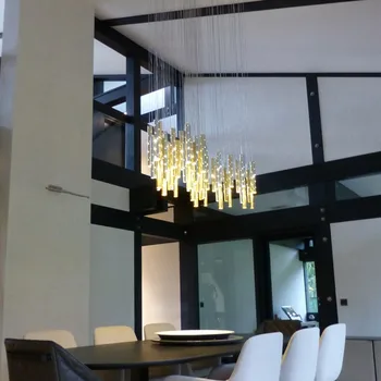 Valgomasis LED Šviestuvo apšvietimo Šiuolaikinės Šiaurės aukso/sidabro pirmumas, liustra kambarį namo apdailos juostą apšvietimas