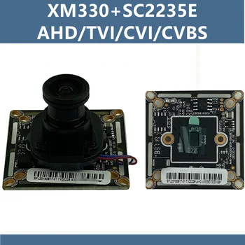 XM330+2235E HAINAUT/TVI/CVI/XVI/CVBS vaizdo Kameros Modulis Valdybos 1080N 960 H 1920*1080 IRC M12 Objektyvas CCTV Saugumo Priežiūra