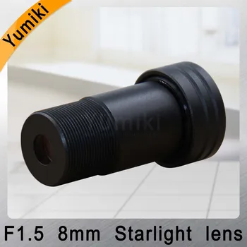 Yumiki M12 VAIZDO 3MP 8mm objektyvas F1.5 Židinio Nuotolis 8mm Jutiklis 1/2.5