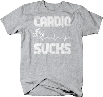 Širdies Sucks Heartrate Treniruotės Gymer Cyclings T-Shirt Mens Treniruotės Marškinėliai