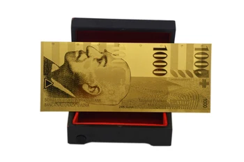 Šveicarijos Frankas, Pilnas Komplektas Aukso banknotų Geriausia Dovana Vertinami kolekcija